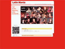 Tablet Screenshot of latinmania.net